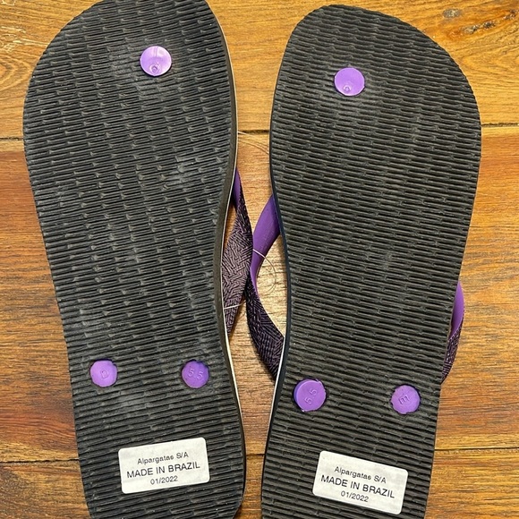 Havaianas x Marvel | Black Panther | Sandals Thong Flip Flops | Men’s 9/10 - Picture 5 of 6